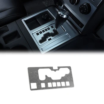 La Aleación de aluminio de Cambio de Engranaje del Panel de Cubierta Decorativa Recorte de Pegatinas de la Consola central para Dodge Nitro 2007-2012 Interior del Coche Accesorios